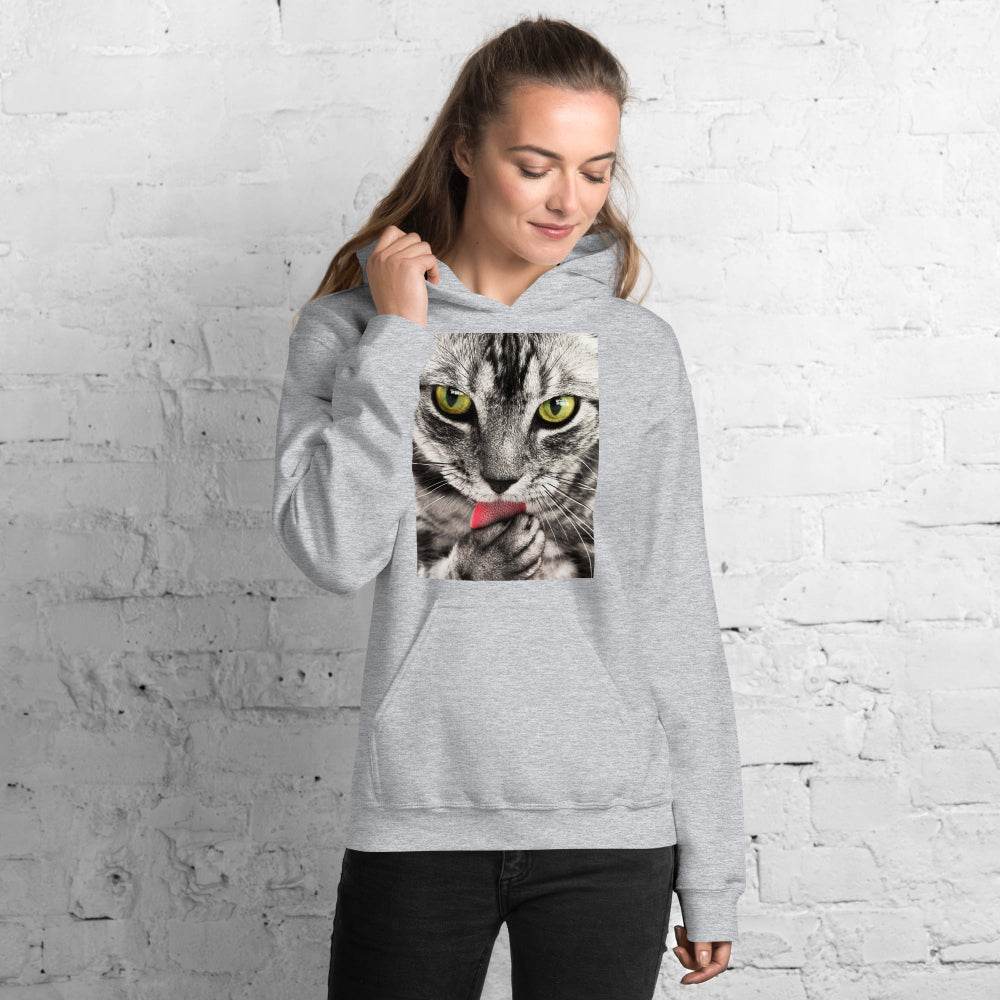 hoodie-hooded-sweatshirt-cute-tabby-cat-pink-design-snapnote-streetwear-sport-grey-woman-front