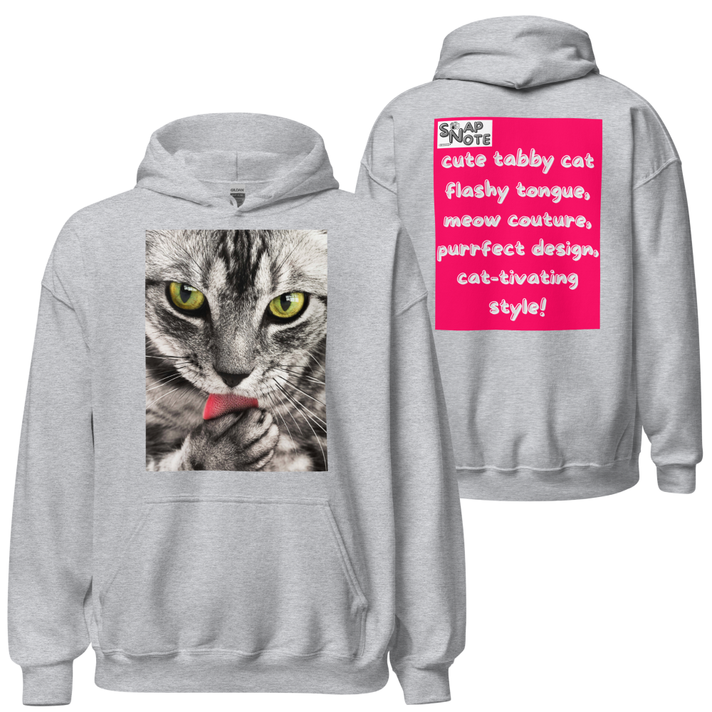 hoodie-hooded-sweatshirt-cute-tabby-cat-pink-design-snapnote-streetwear-sport-grey