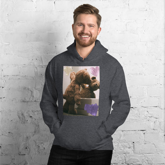 hoodie-hooded-sweatshirt-cute-teddy-bear-pink-design-snapnote-streetwear-dark-heather-man-front