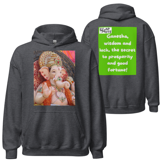 hoodie-hooded-sweatshirt-ganesha-bollywood-green-design-snapnote-streetwear-dark-heather