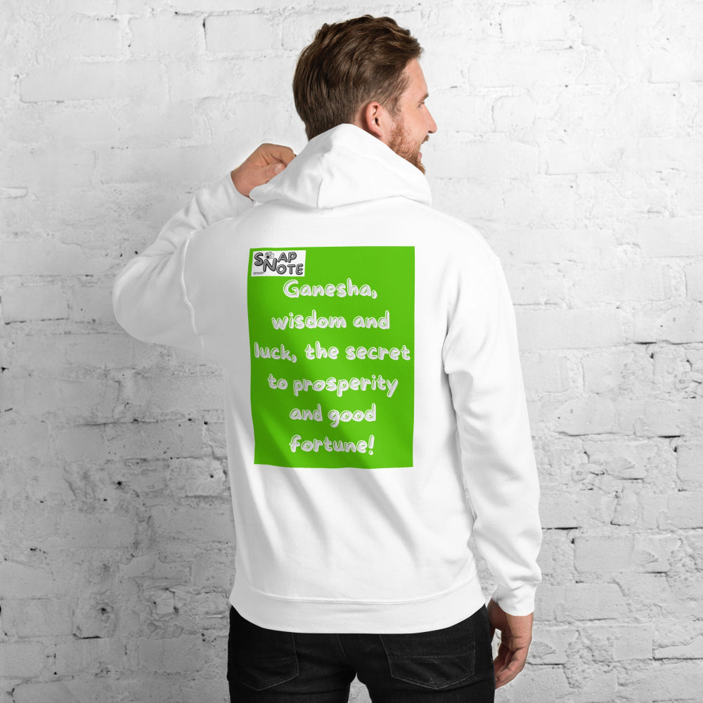 hoodie-hooded-sweatshirt-ganesha-bollywood-green-design-snapnote-streetwear-white-man-back