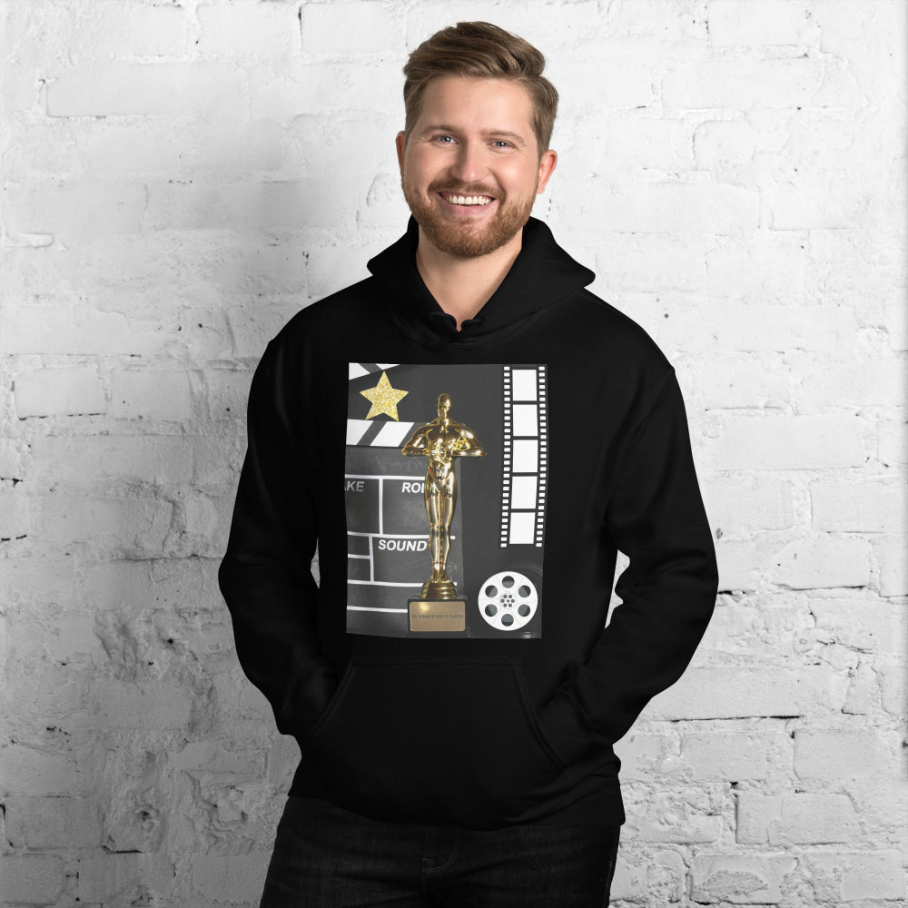 hoodie-hooded-sweatshirt-hollywood-award-gold-design-snapnote-streetwear-black-man-front