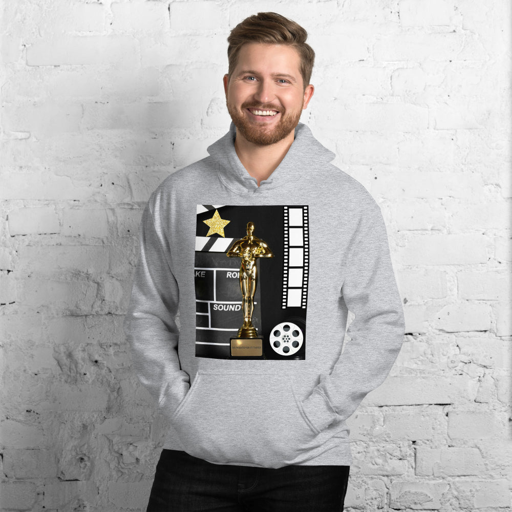 hoodie-hooded-sweatshirt-hollywood-award-gold-design-snapnote-streetwear-sport-grey-man-front