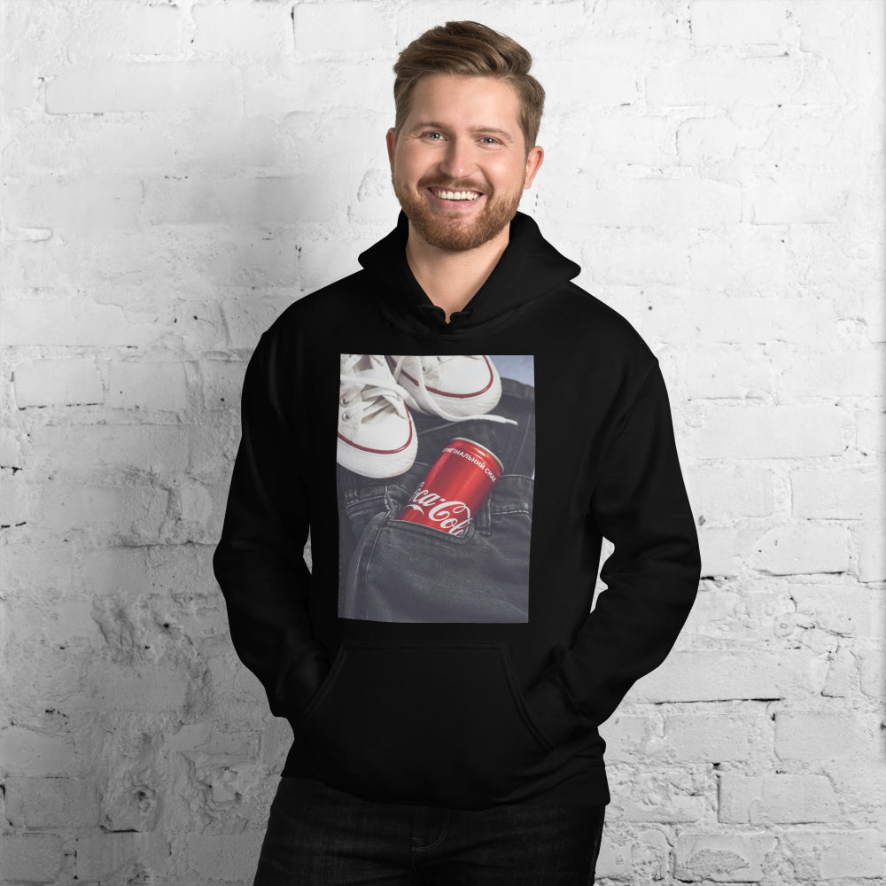 hoodie-hooded-sweatshirt-iconic-brands-red-design-snapnote-streetwear-black-man-front