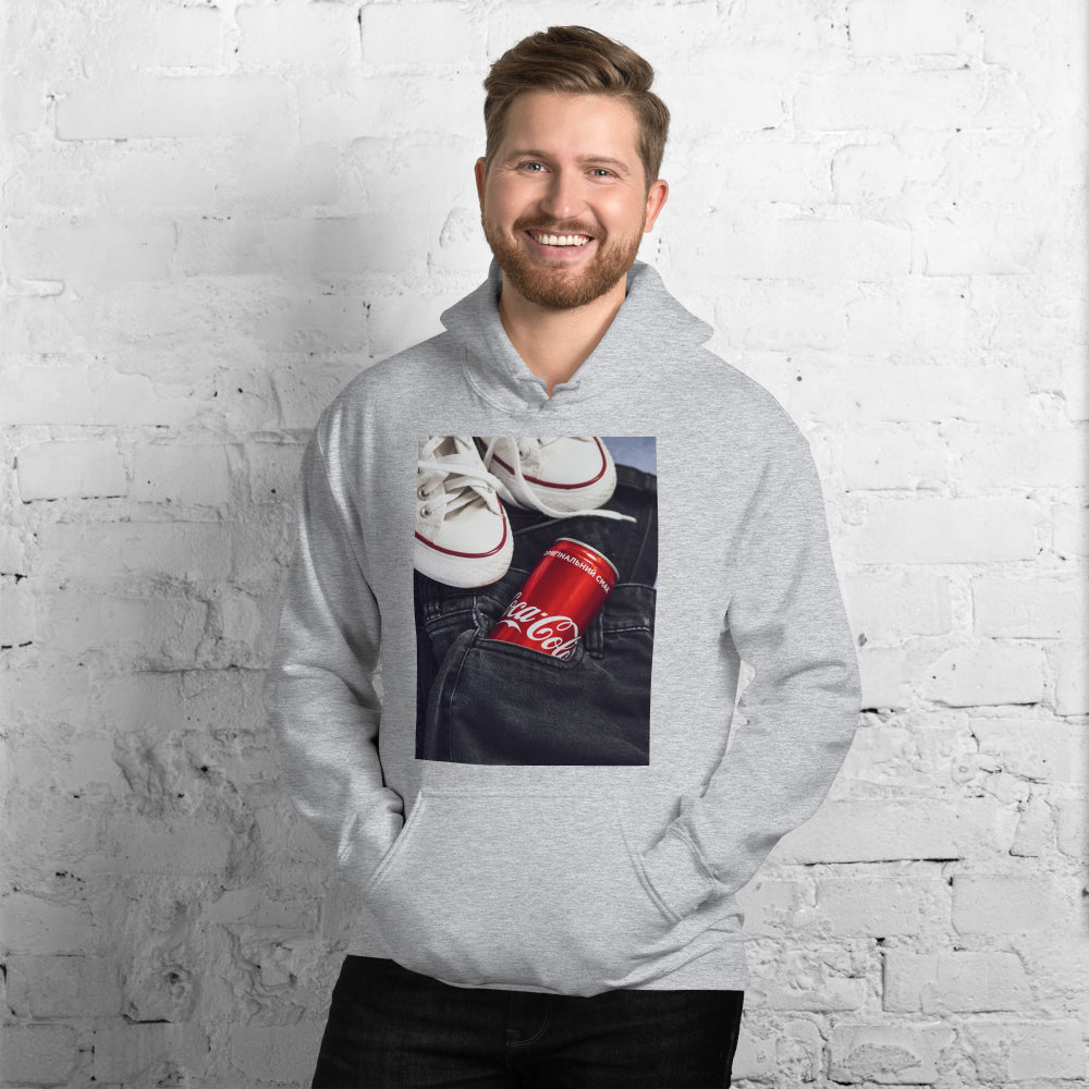 hoodie-hooded-sweatshirt-iconic-brands-red-design-snapnote-streetwear-sport-grey-man-front