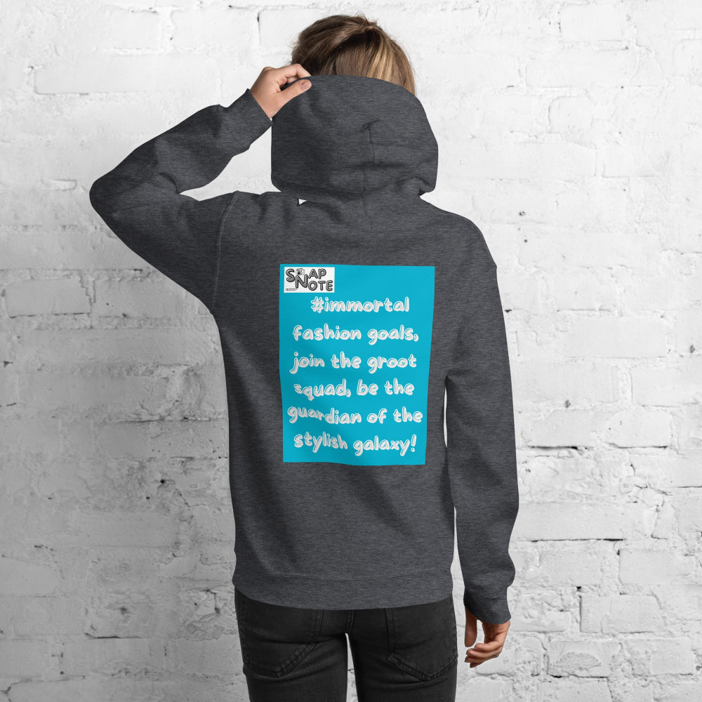 hoodie-hooded-sweatshirt-superhero-shopping-blue-design-snapnote-streetwear-dark-heather-woman-back