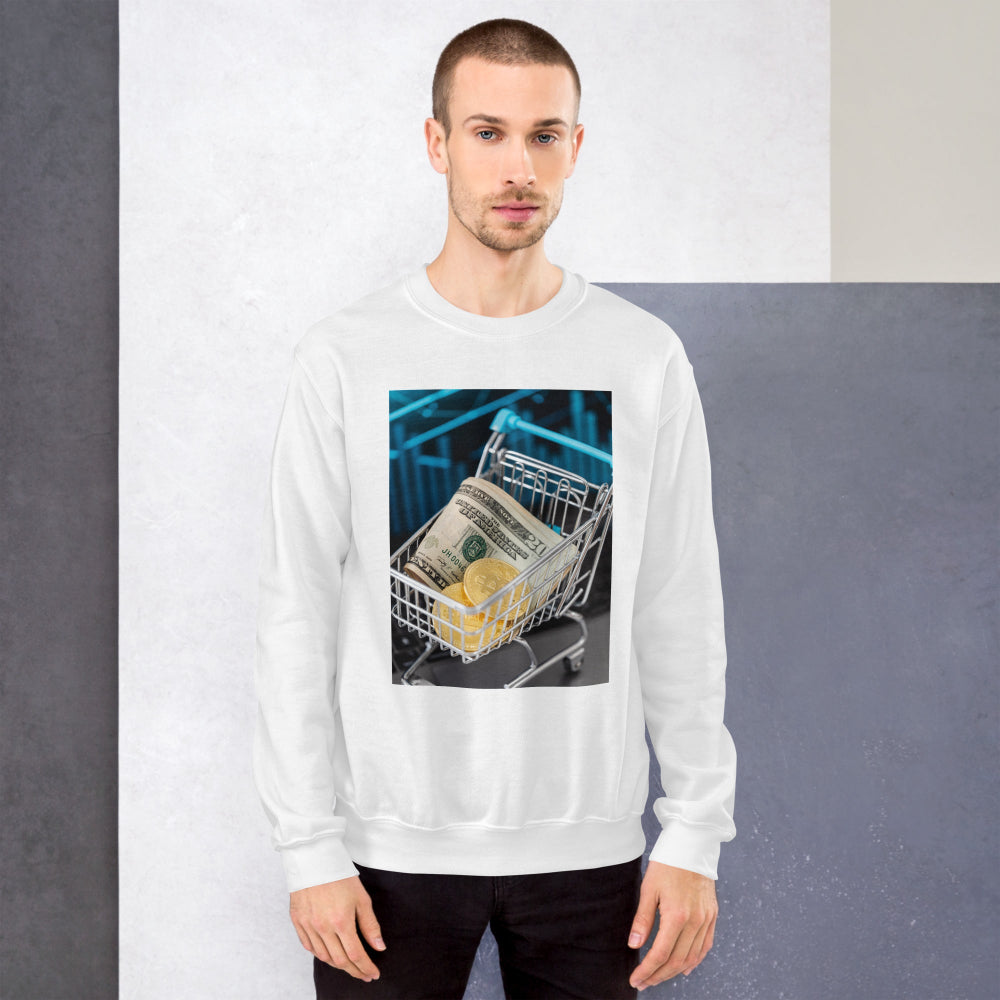 sweatshirt-pullover-bitcoin-shopping-blue-design-snapnote-streetwear-white-man-front