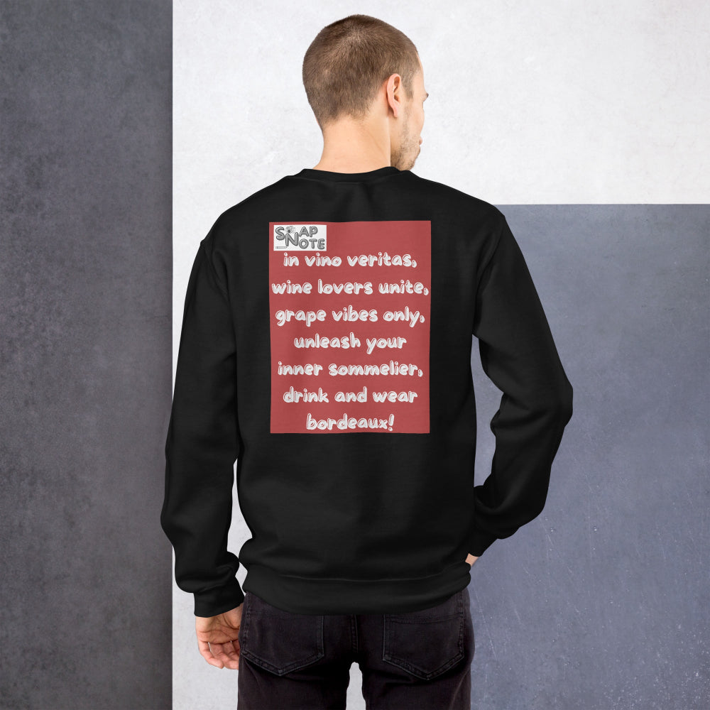 sweatshirt-pullover-bordeaux-bottles-maroon-design-snapnote-streetwear-black-man-back