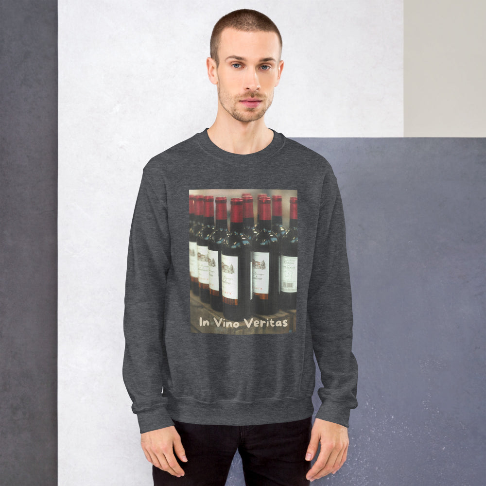 sweatshirt-pullover-bordeaux-bottles-maroon-design-snapnote-streetwear-dark-heather-man-front