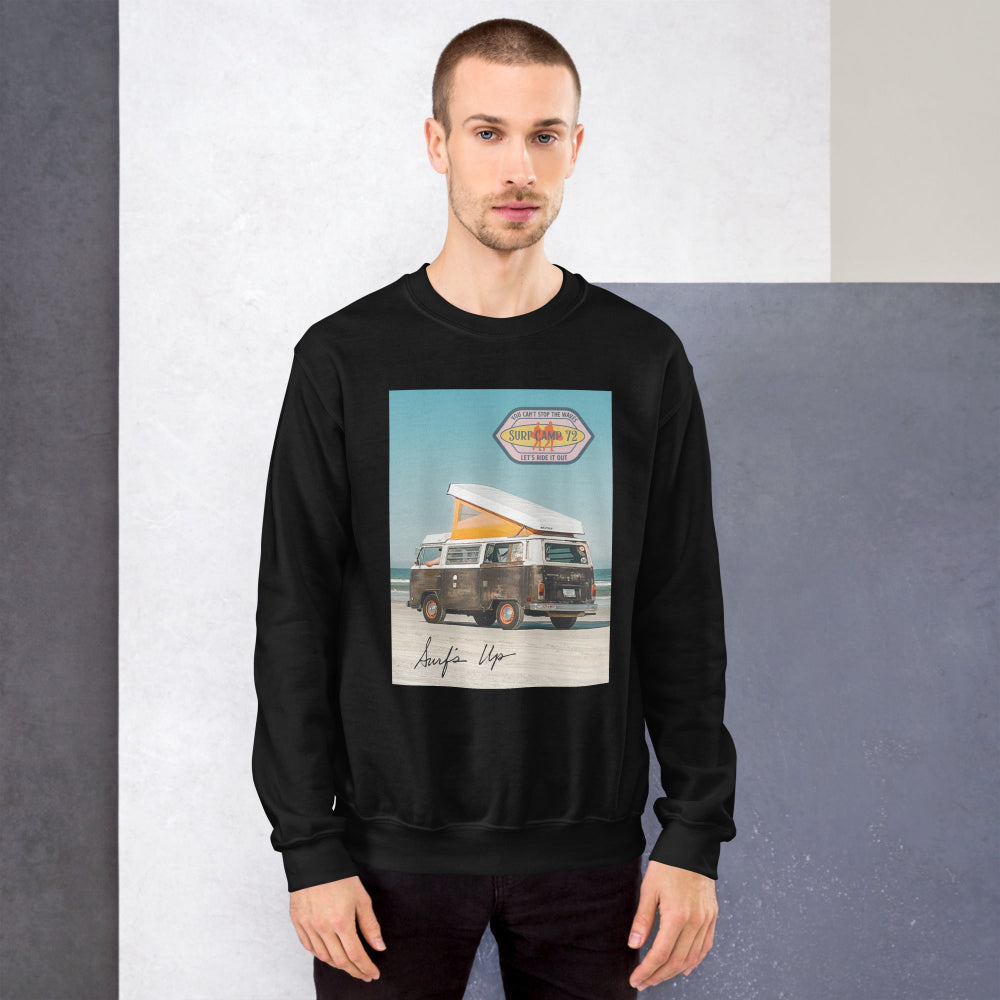sweatshirt-pullover-camping-surf-blue-design-snapnote-streetwear-black-man-front