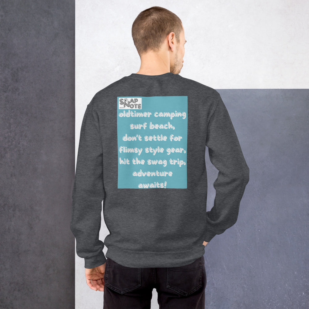 sweatshirt-pullover-camping-surf-blue-design-snapnote-streetwear-dark-heather-man-back