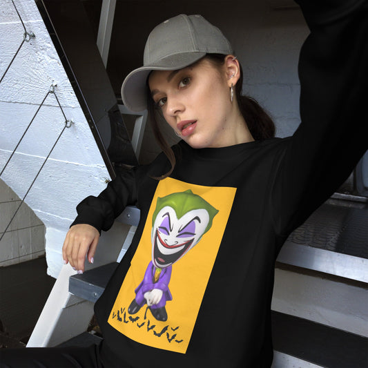 sweatshirt-pullover-comics-the-joker-purple-design-snapnote-streetwear-black-woman-front