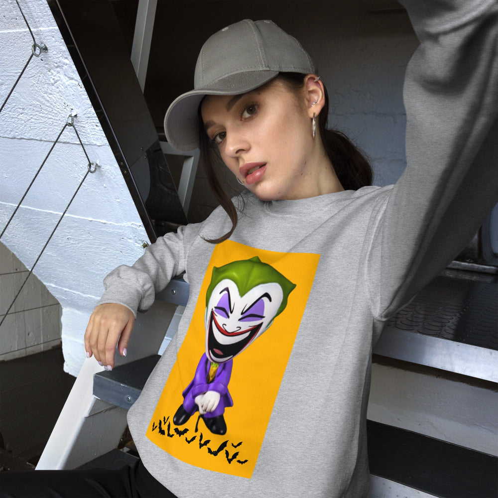 sweatshirt-pullover-comics-the-joker-purple-design-snapnote-streetwear-sport-grey-woman-front