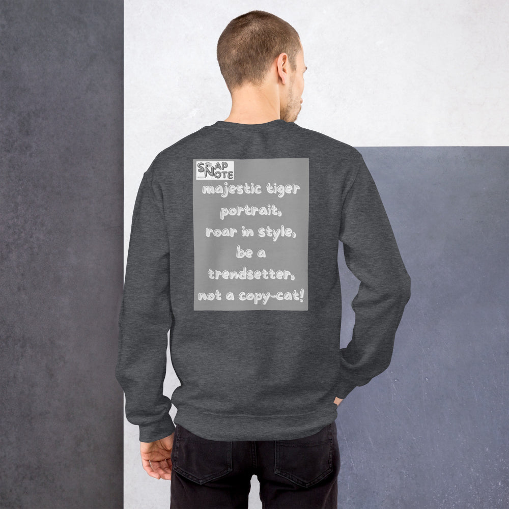 sweatshirt-pullover-crown-tiger-grey-design-snapnote-streetwear-dark-heather-man-back