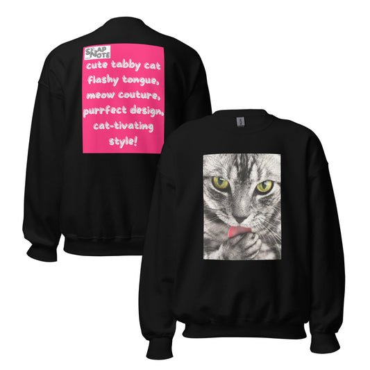 sweatshirt-pullover-cute-tabby-cat-pink-design-snapnote-streetwear-black