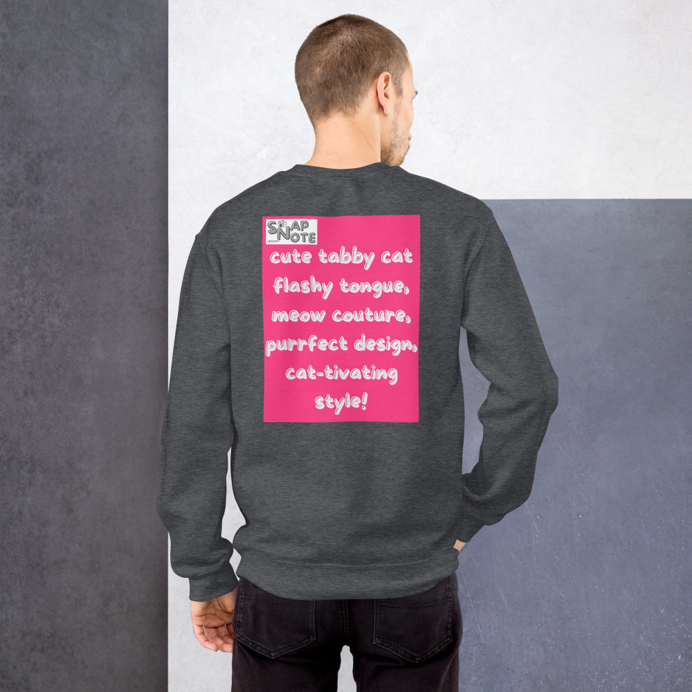 sweatshirt-pullover-cute-tabby-cat-pink-design-snapnote-streetwear-dark-heather-man-back