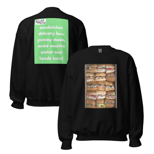 sweatshirt-pullover-fast-food-sandwiches-green-design-snapnote-streetwear-black