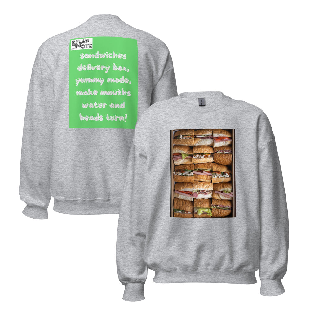 sweatshirt-pullover-fast-food-sandwiches-green-design-snapnote-streetwear-sport-grey