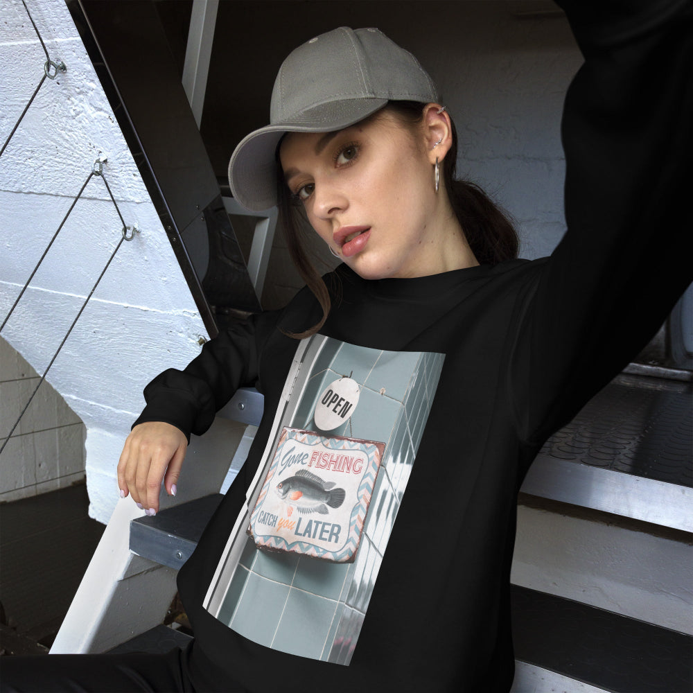 sweatshirt-pullover-fishing-store-orange-design-snapnote-streetwear-black-woman-front