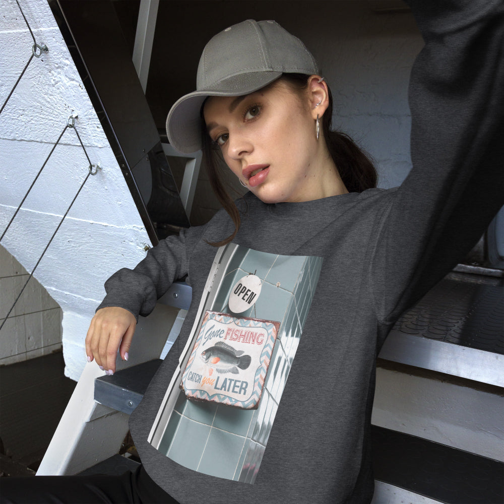 sweatshirt-pullover-fishing-store-orange-design-snapnote-streetwear-dark-heather-woman-front