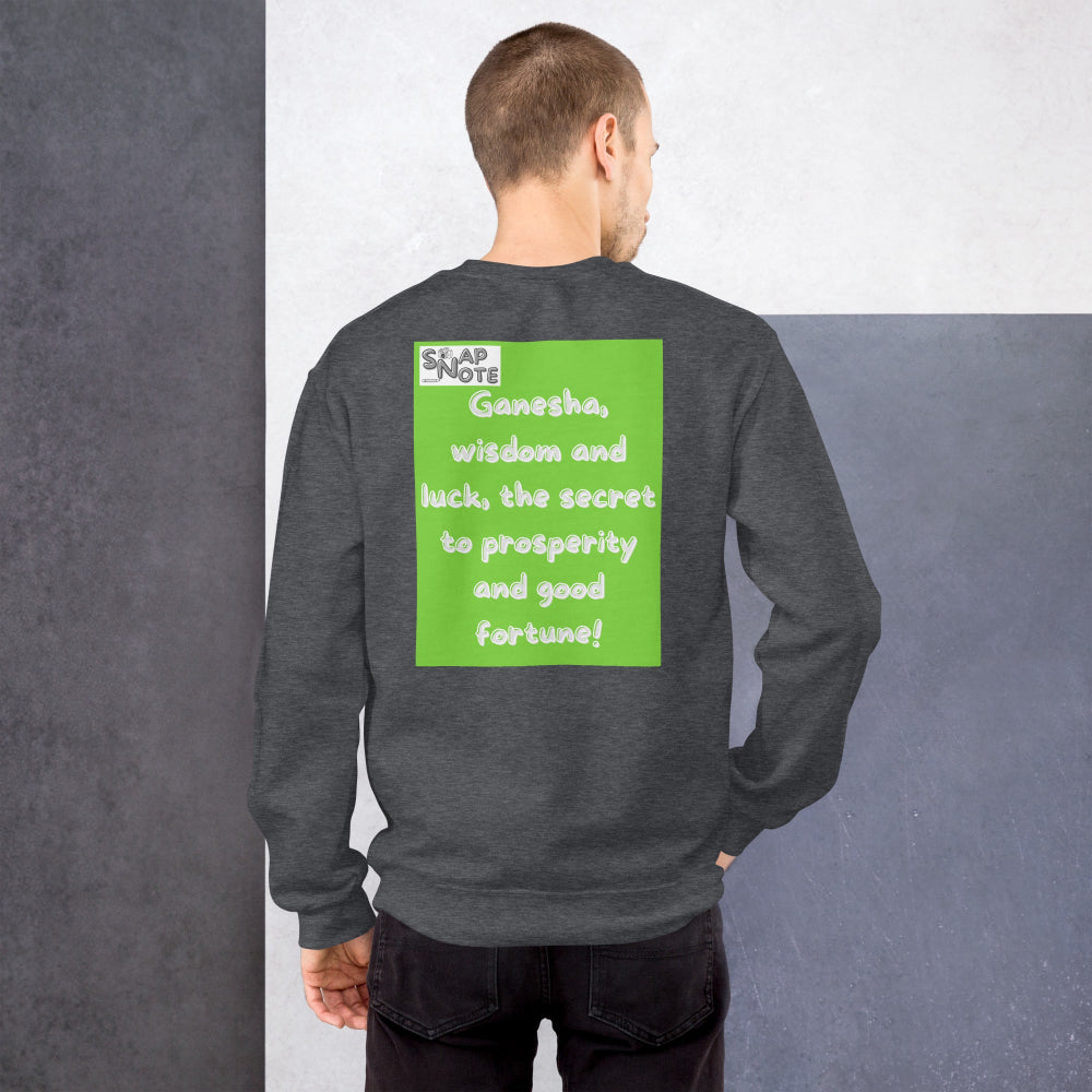 sweatshirt-pullover-ganesha-bollywood-green-design-snapnote-streetwear-dark-heather-man-back