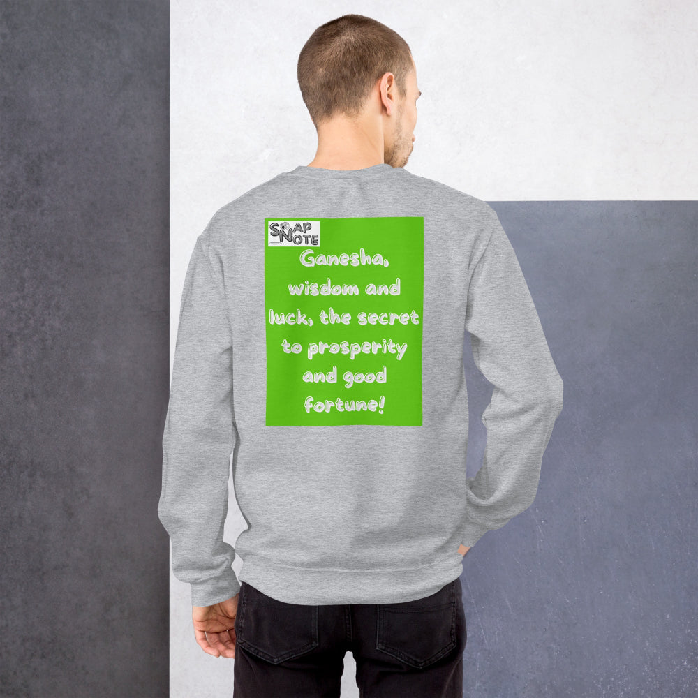 sweatshirt-pullover-ganesha-bollywood-green-design-snapnote-streetwear-sport-grey-man-back