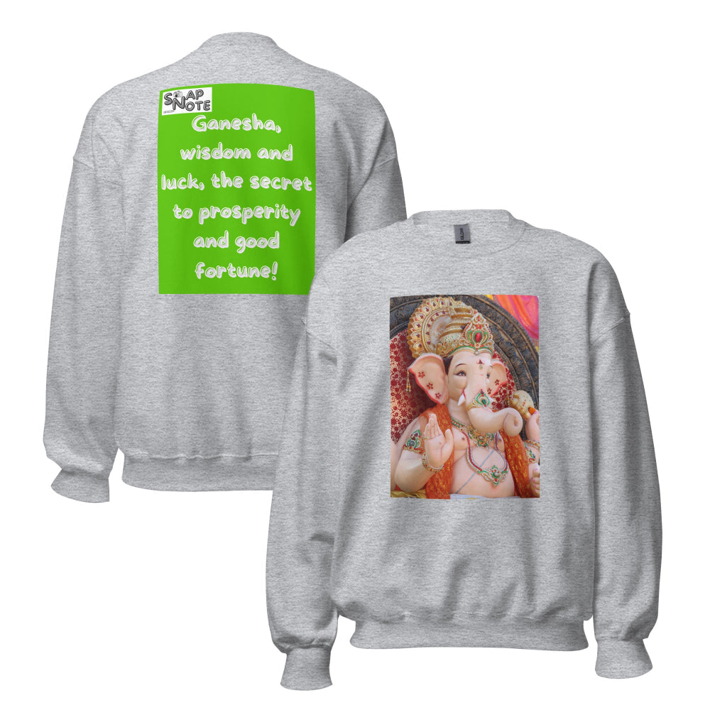 sweatshirt-pullover-ganesha-bollywood-green-design-snapnote-streetwear-sport-grey