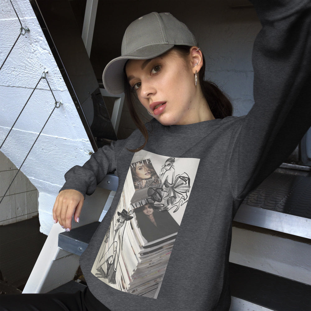 sweatshirt-pullover-haute-couture-burgundy-design-snapnote-streetwear-dark-heather-woman-front