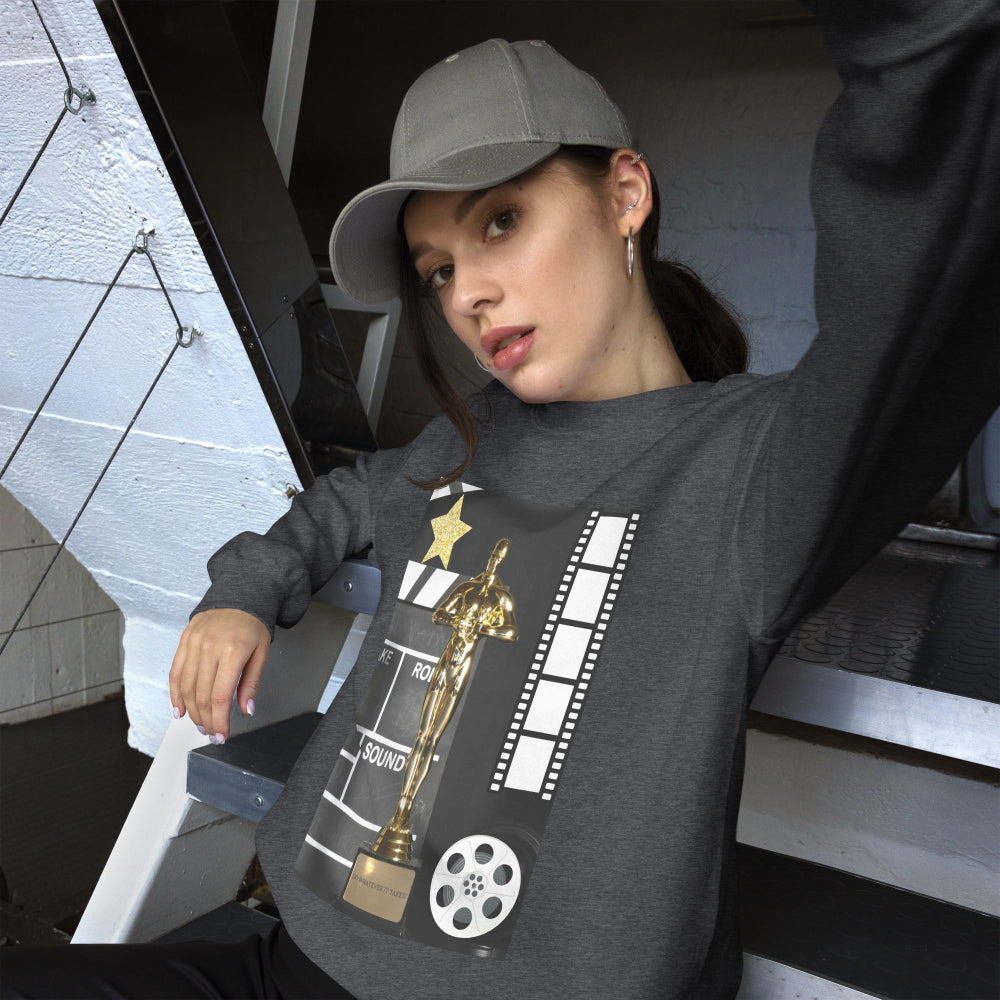 sweatshirt-pullover-hollywood-award-gold-design-snapnote-streetwear-dark-heather-woman-front