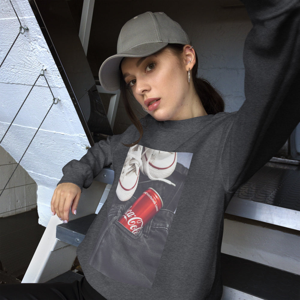 sweatshirt-pullover-iconic-brands-red-design-snapnote-streetwear-dark-heather-woman-front