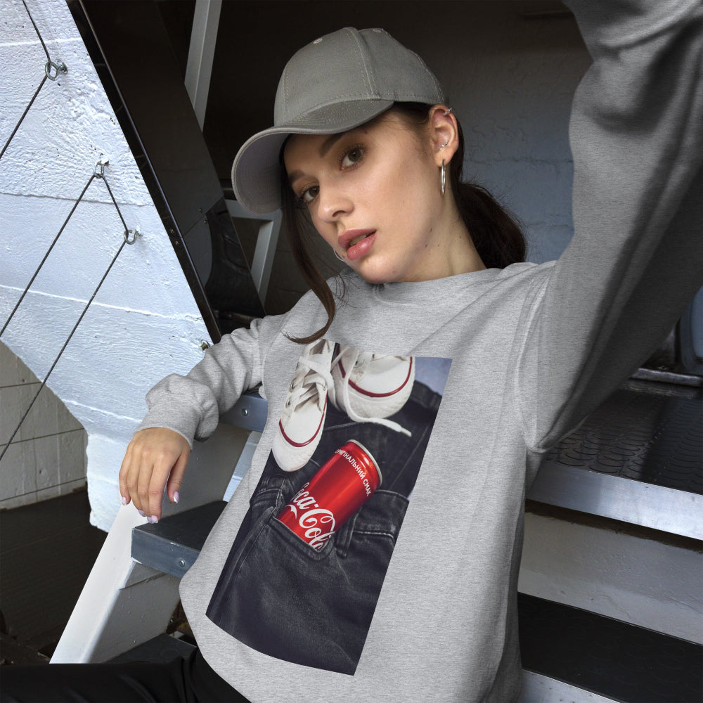 sweatshirt-pullover-iconic-brands-red-design-snapnote-streetwear-sport-grey-woman-front