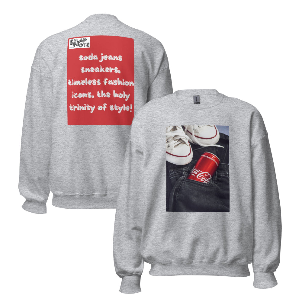 sweatshirt-pullover-iconic-brands-red-design-snapnote-streetwear-sport-grey