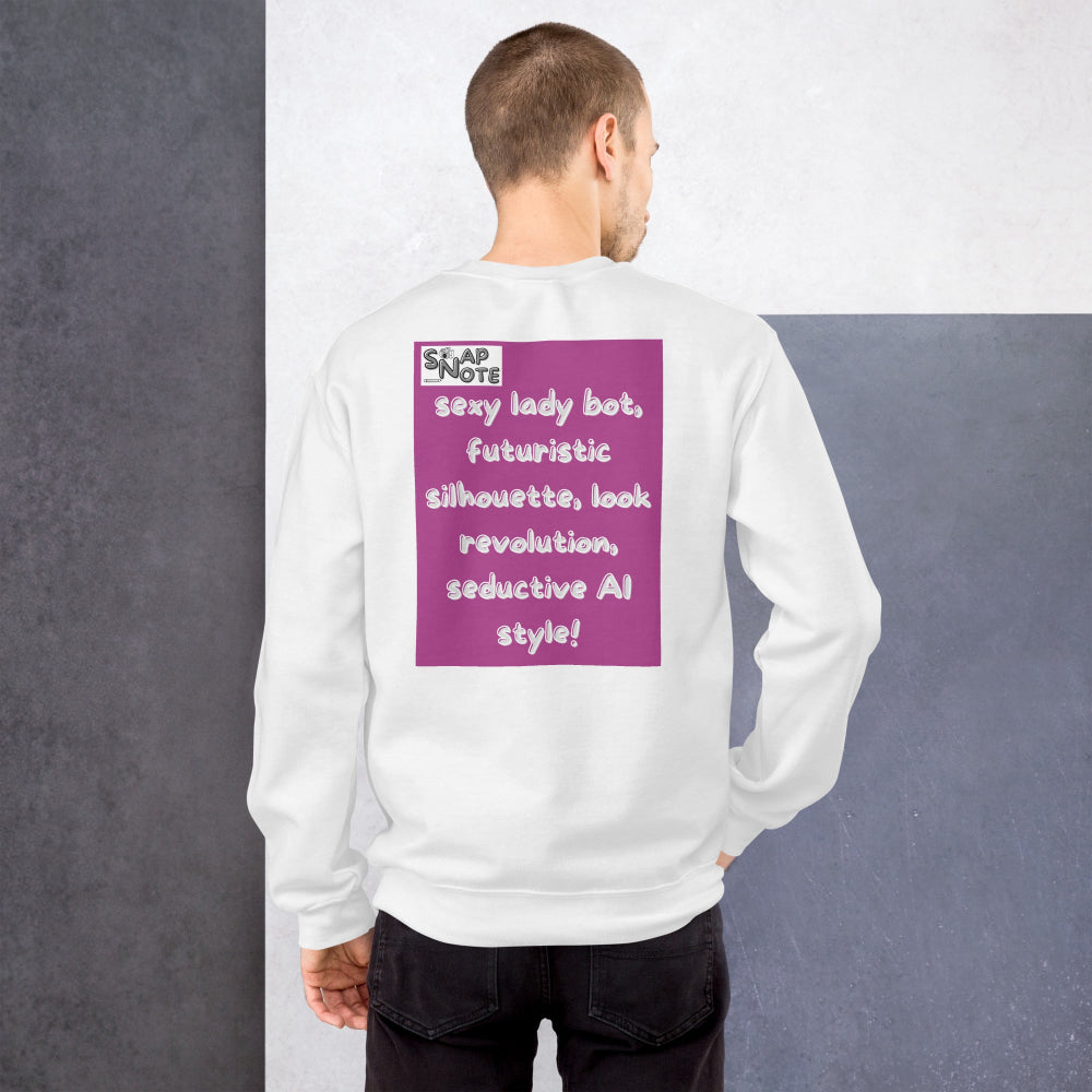 sweatshirt-pullover-lady-robot-pink-design-snapnote-streetwear-white-man-back