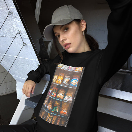 sweatshirt-pullover-vending-machine-blue-design-snapnote-streetwear-black-woman-front