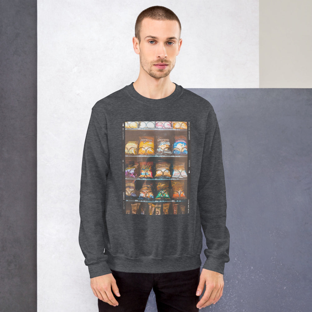 sweatshirt-pullover-vending-machine-blue-design-snapnote-streetwear-dark-heather-man-front