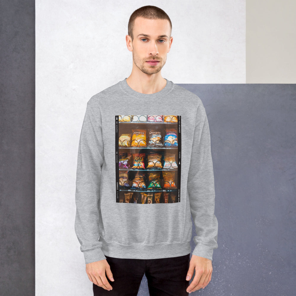 sweatshirt-pullover-vending-machine-blue-design-snapnote-streetwear-sport-grey-man-front