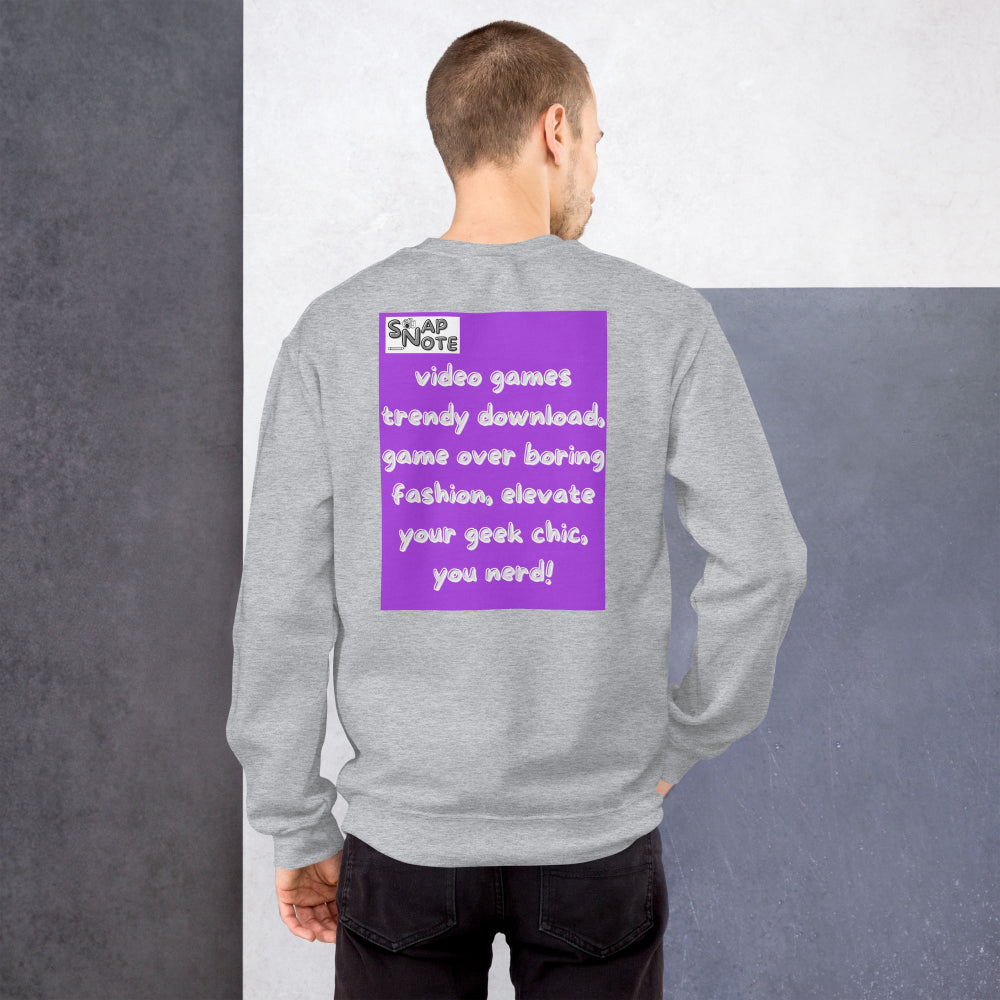 sweatshirt-pullover-video-game-purple-design-snapnote-streetwear-sport-grey-man-back