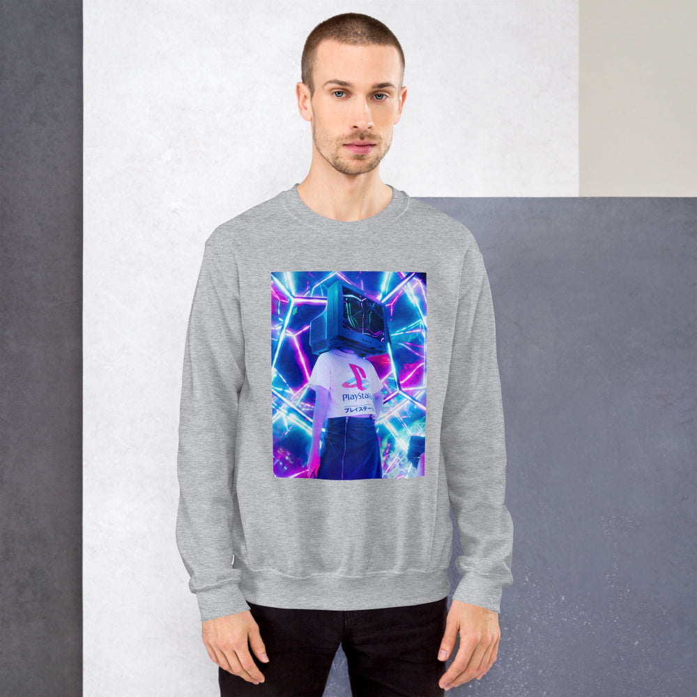 sweatshirt-pullover-video-game-purple-design-snapnote-streetwear-sport-grey-man-front