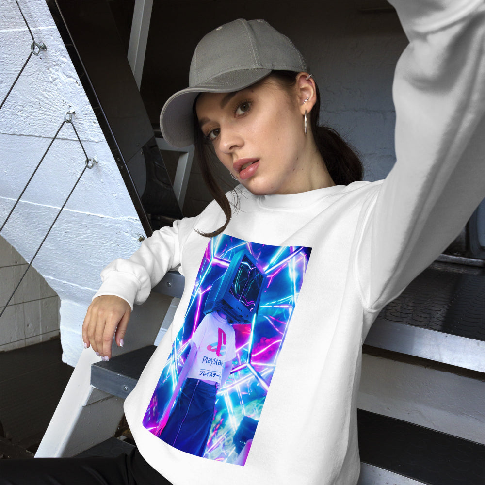 sweatshirt-pullover-video-game-purple-design-snapnote-streetwear-white-woman-front