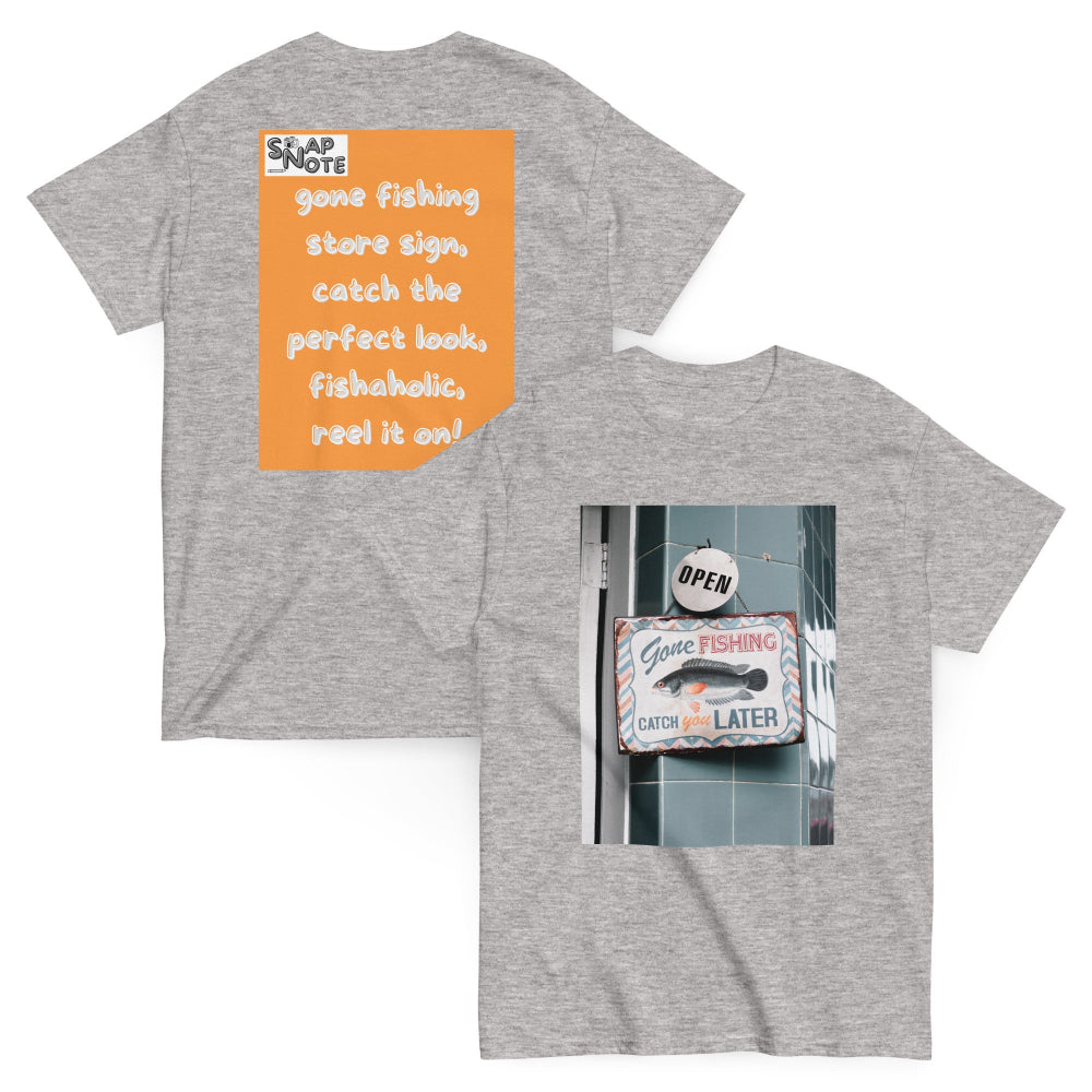 t-shirt-classic-graphic-fishing-store-orange-design-snapnote-streetwear-sport-grey
