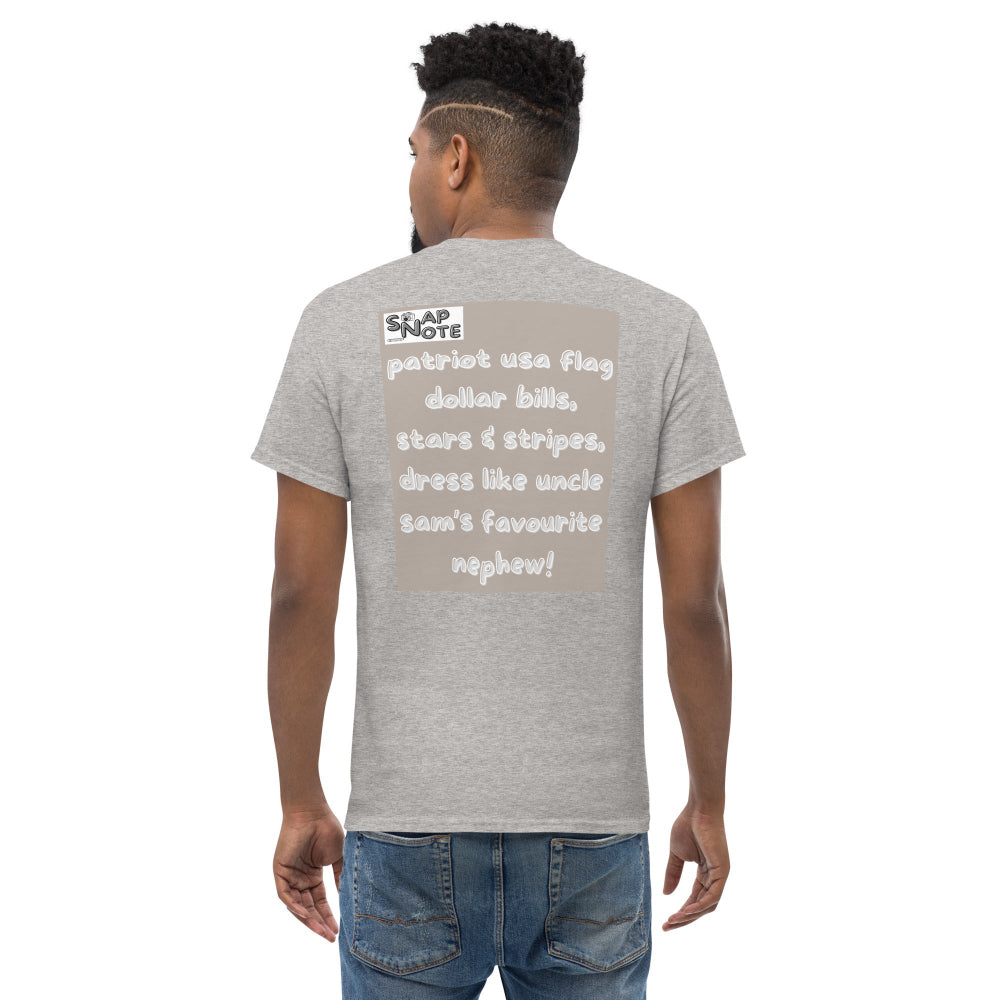 t-shirt-classic-graphic-usa-flag-dollars-beige-design-snapnote-streetwear-sport-grey-man-back