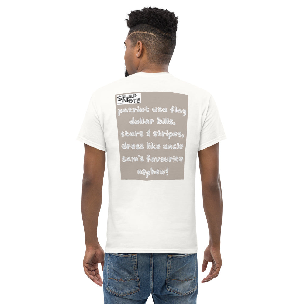 t-shirt-classic-graphic-usa-flag-dollars-beige-design-snapnote-streetwear-white-man-back
